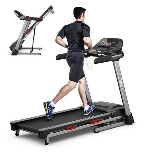 Apex Gym 4.75 HP Folding Treadmill – Auto Incline, 20 Programs & APP - Controlled Home Runner - Apex Gym