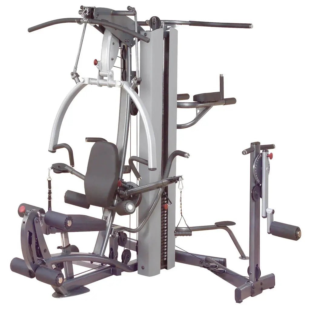 Body - Solid Fusion F600 Multi - Station Home Gym – Compact Full - Body Strength Trainer with 95 kg Stack - Apex Gym