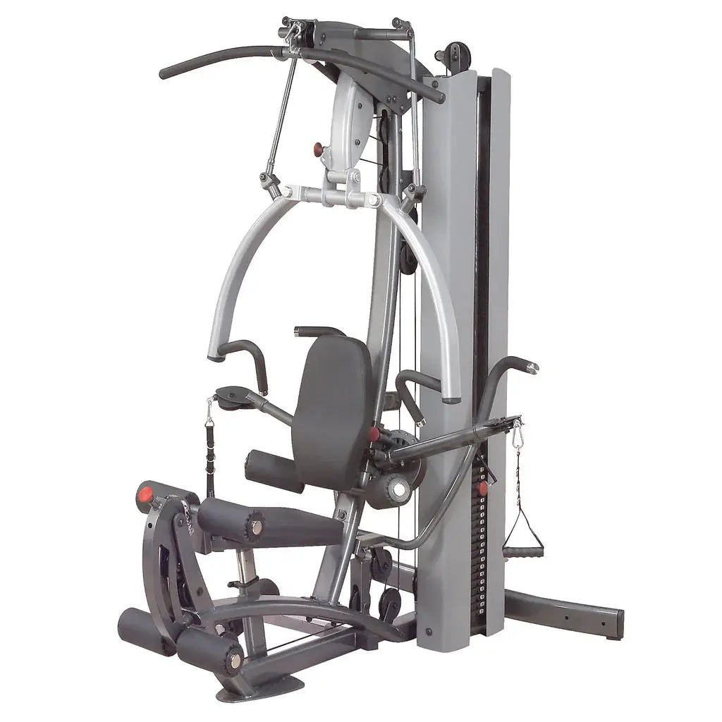Body - Solid Fusion F600 Multi - Station Home Gym – Compact Full - Body Strength Trainer with 95 kg Stack - Apex Gym