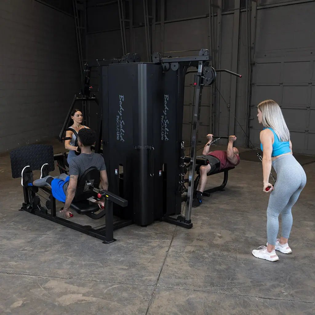 Body - Solid S1000 Pro Clubline Multi - Station Gym – Ultimate Versatility for Full - Body Strength Training - Apex Gym