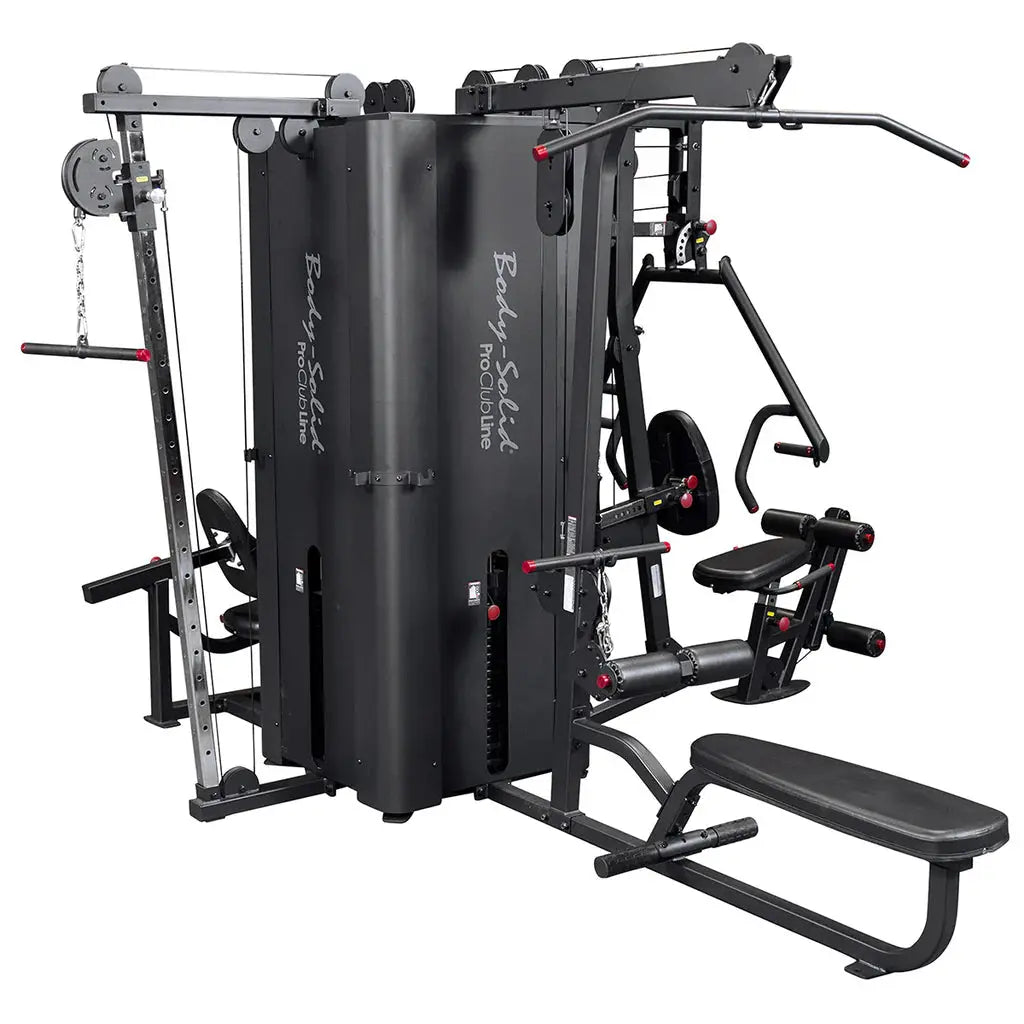 Body - Solid S1000 Pro Clubline Multi - Station Gym – Ultimate Versatility for Full - Body Strength Training - Apex Gym
