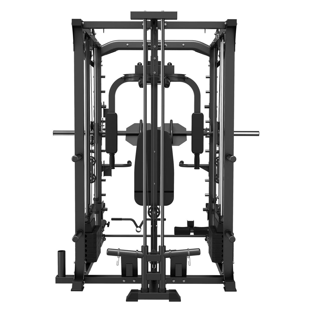 NNEDSZ GRK200 10 - in - 1 Home Gym Station – Power Rack, Smith Machine & Cable Crossover for Total Strength Training - Apex Gym