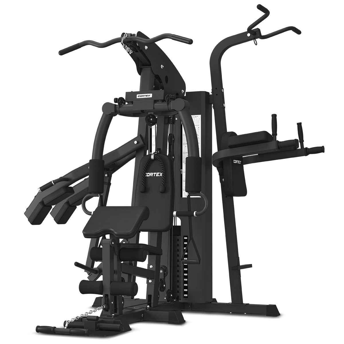 NNEDSZ GS7 All - in - One Multi - Station Home Gym with 73kg Weight Stack & Power Tower - Apex Gym