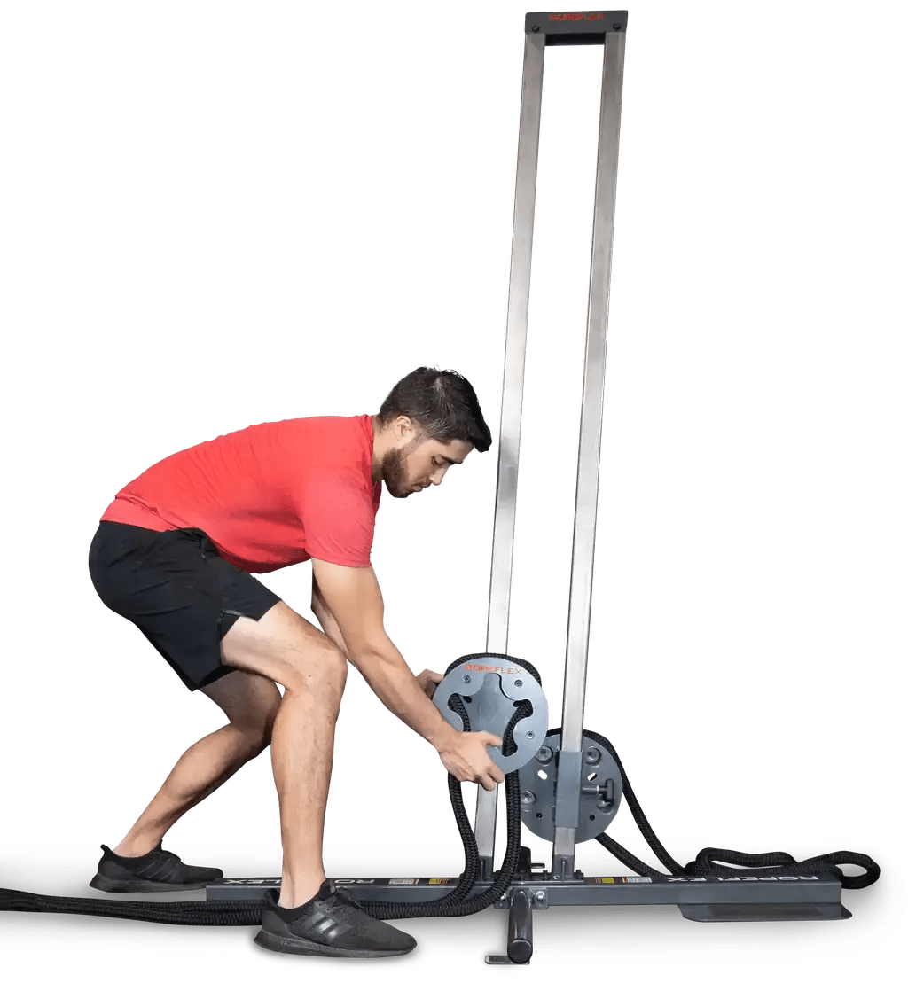 Ropeflex RX1500 Endless Rope Trainer – Compact Functional Fitness Machine for Full - Body Endurance & Strength - Apex Gym