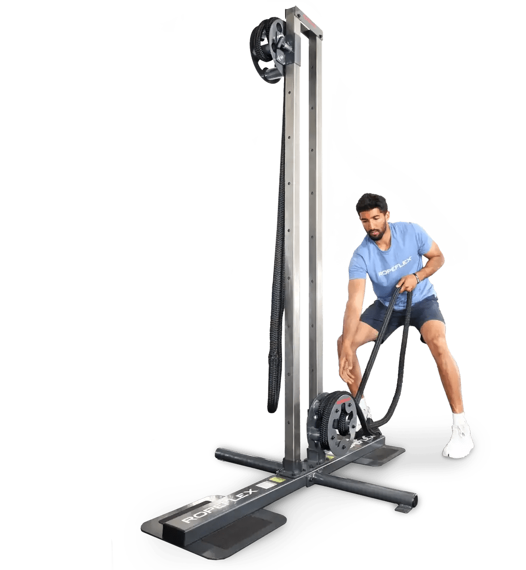 Ropeflex RX1500 Endless Rope Trainer – Compact Functional Fitness Machine for Full - Body Endurance & Strength - Apex Gym