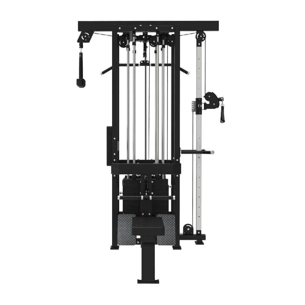 Titanium Strength 4 - Station Elite Multi Gym – Commercial 400 kg Stack Powerhouse for Multi - User Training - Apex Gym