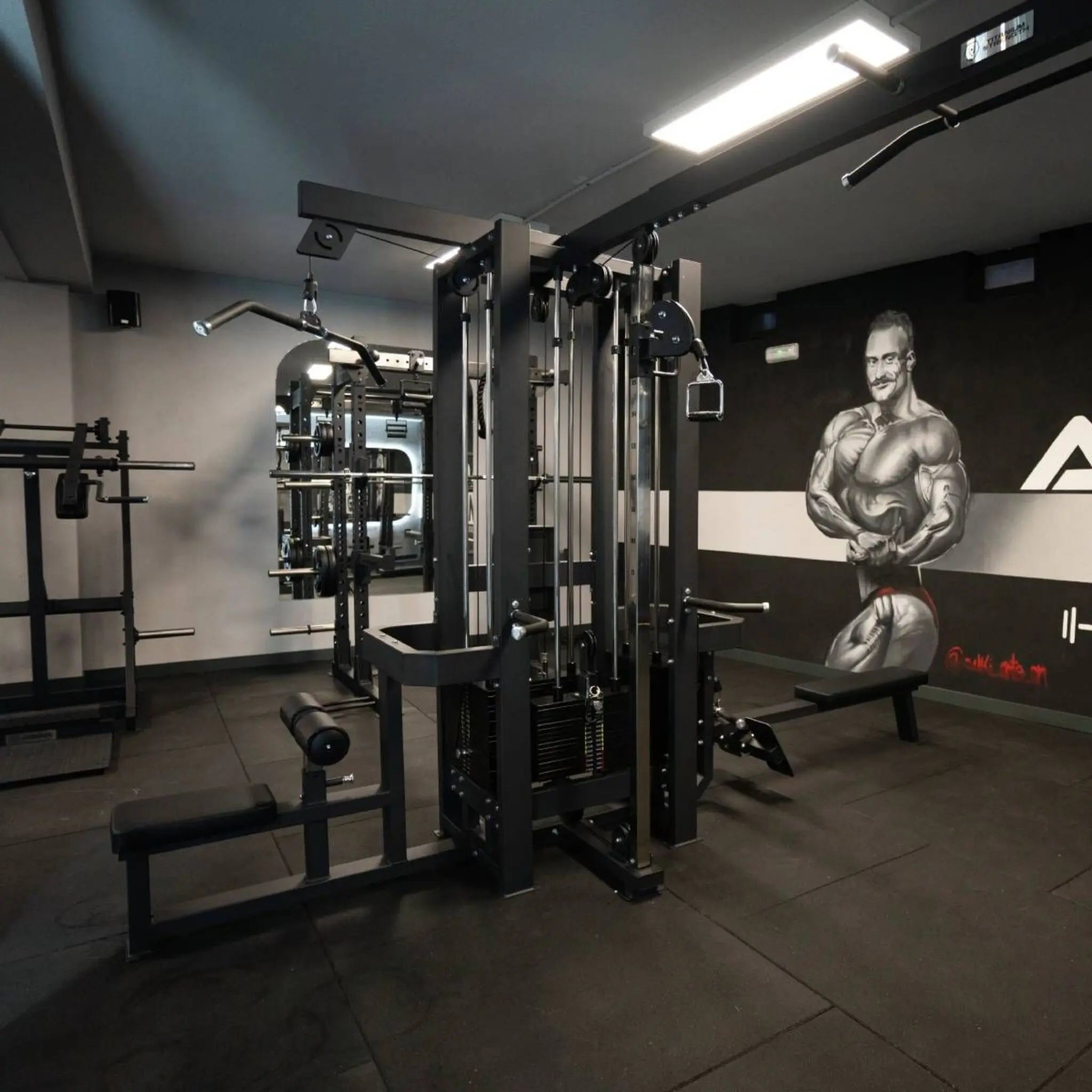 Titanium Strength 8 - Station Elite Multi Gym – Commercial 800 kg Stack Powerhouse for Up to 8 Simultaneous Users - Apex Gym